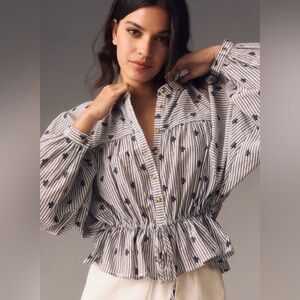 The Sidney Batwing Blouse by Pilcro: Cinched
Waist Edition